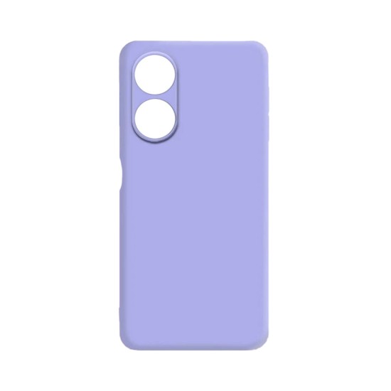 Silicone Case with Camera Shield for Oppo A58 5G/A78 5G Purple